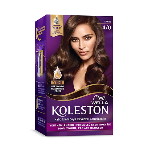 Koleston Kit Saç Boyası 4/0 Kahve