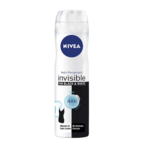 Nivea Deodorant Invisible Black&White Pure Kadın 150ml Bayan