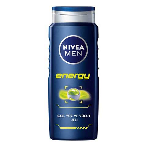 Nivea Men Duş Jeli Energy Saç & Yüz Ve Vücut Jeli