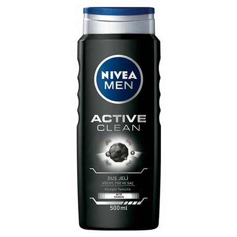 Nivea Men Duş Jeli Actıve Clean 500ml Erkek