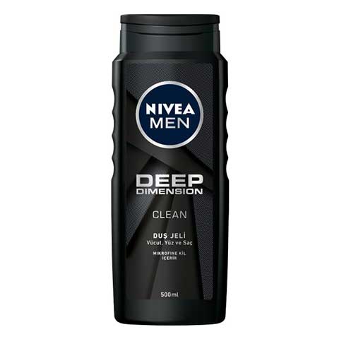 Nivea Men Duş Jeli 500ml Deep Dimension