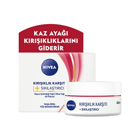Nivea Yüz Kremi 45 Yaş Kırışıklık Karşıtı + Sıkılaştırıcı 50ml