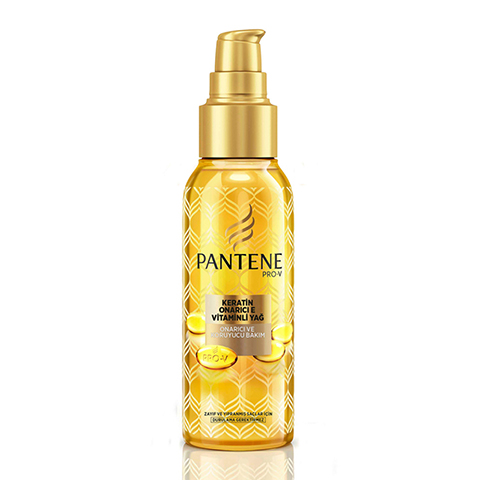 Pantene Keratin Özlü Onarıcı E Vitaminli Saç Bakım Yağı 100ml
