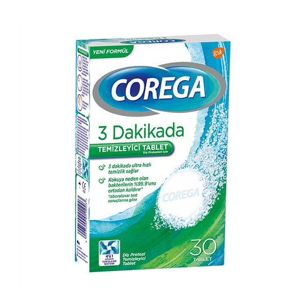 Corega Diş Protezi Temizleyici 30 Tablet