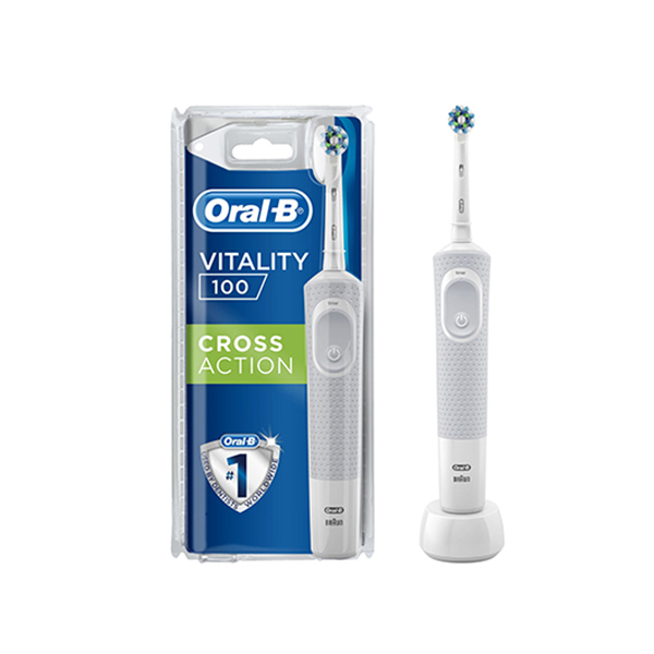 Oral B Şarjlı Vitality Cross Action White D100 Elektrikli Diş Fırçası