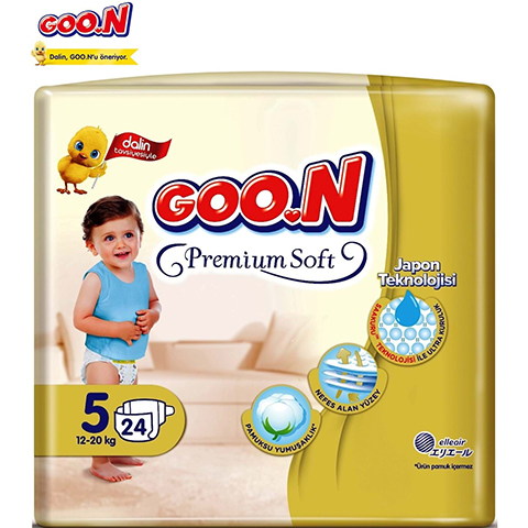 Goon Premium Bebek Bezi Jumbo 5 Beden 24 Adet 12-20kg Junior