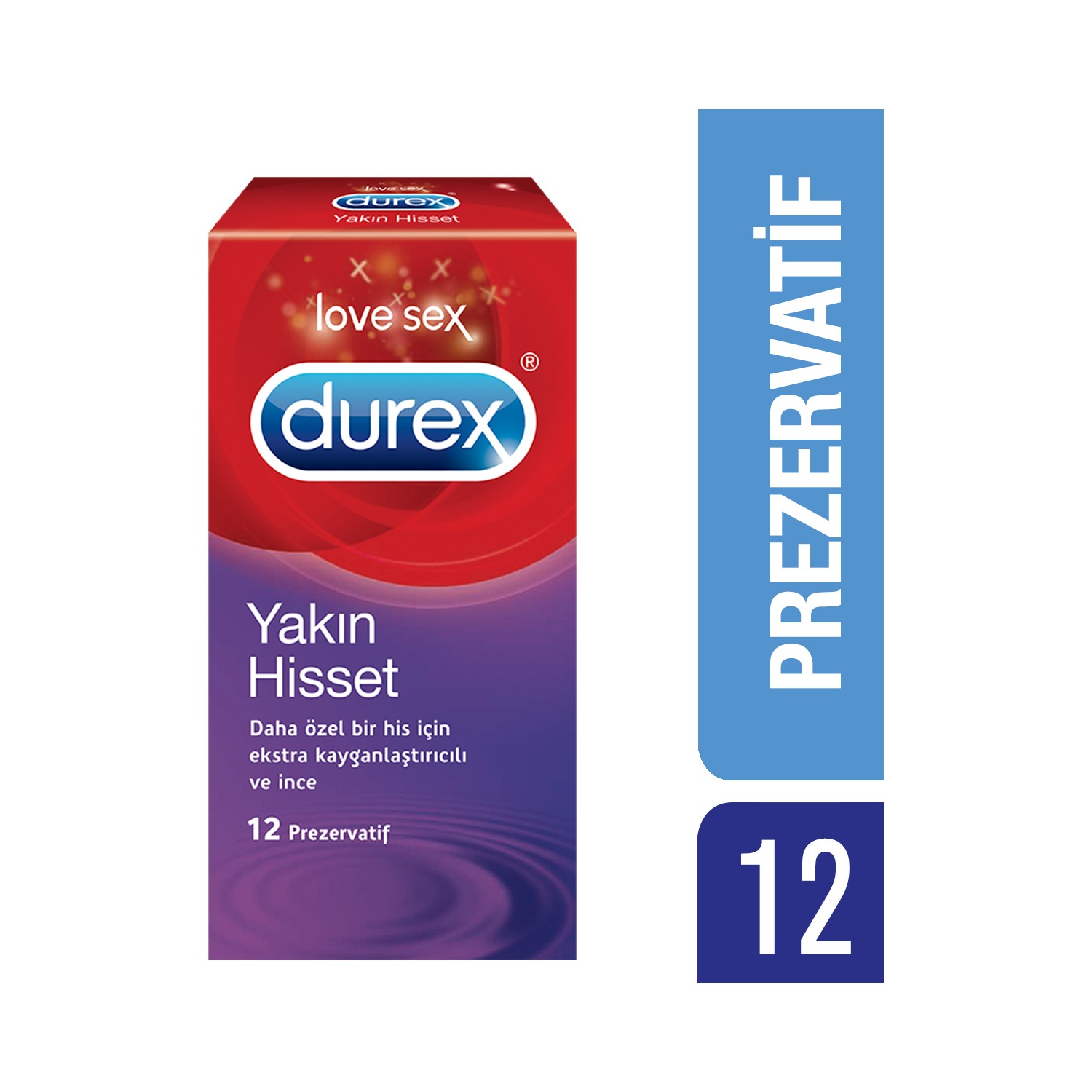 Durex Yakın Hisset İnce Prezervatif 12'li
