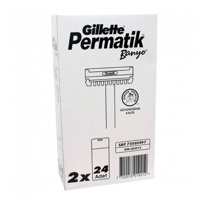 Gillette Permatik Banyo Tıraş Bıça 48li Kullan At Traş Bıça 7702018482702