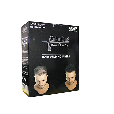 Color One Dark Brown Dolgunlaştırıcı Saç Fiberi 25gr+100ml K.kahve