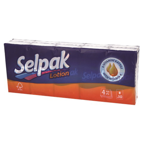 Selpak Cep Mendili Losyonlu Mendil 10lu