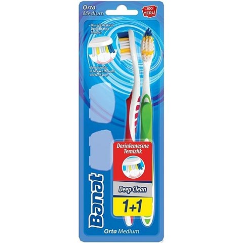 Banat Diş Fırçası Deep Clean  1+1