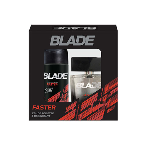 Blade Faster Erkek Parfüm Seti Edt 100ml + 150ml Deodorant Men Kofre Set