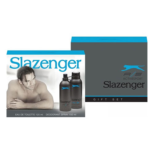 Slazenger Parfüm Edt 125ml + 150ml Erkek Deodorant Kofre Set Mavi