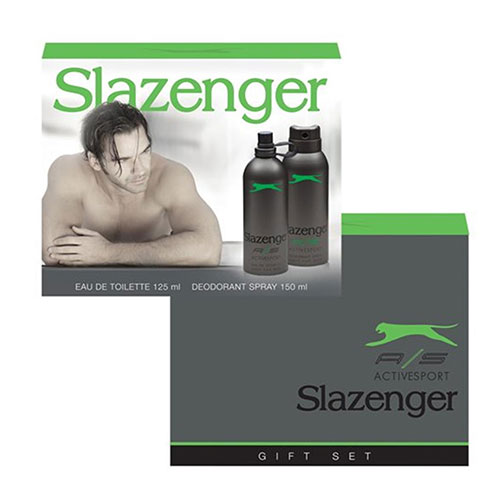 Slazenger Parfüm Edt 125ml + 150ml Erkek Deodorant Kofre Set Yeşil