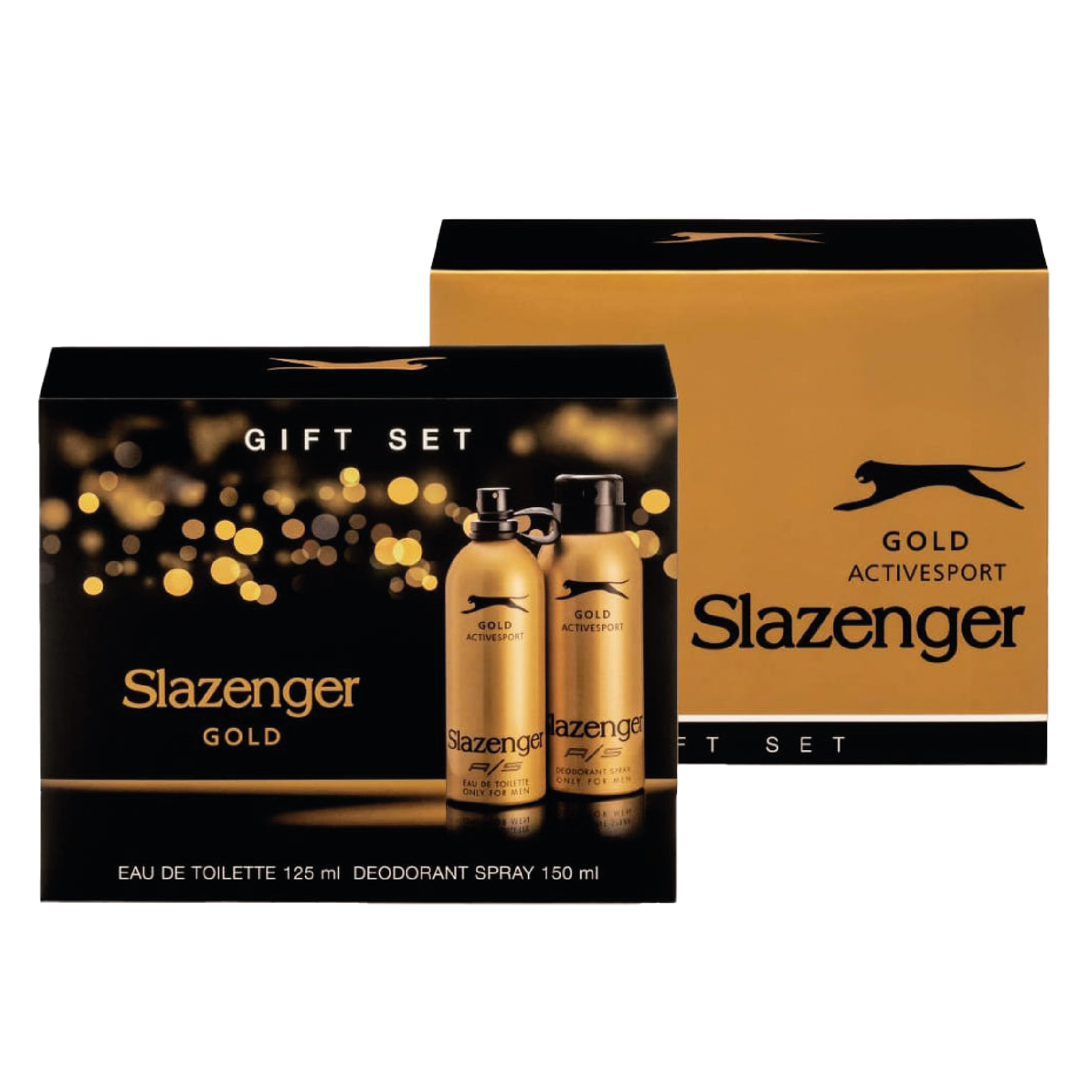 Slazenger Parfüm Gold Edt 125ml + 150ml Erkek Deodorant Kofre Set