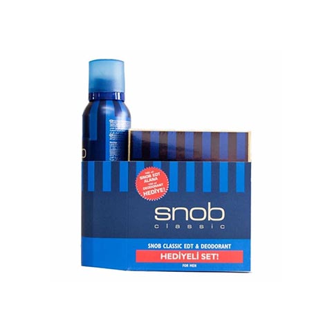 Snob Edt 100ml Erkek Parfüm +Deodorant 150ml Classic