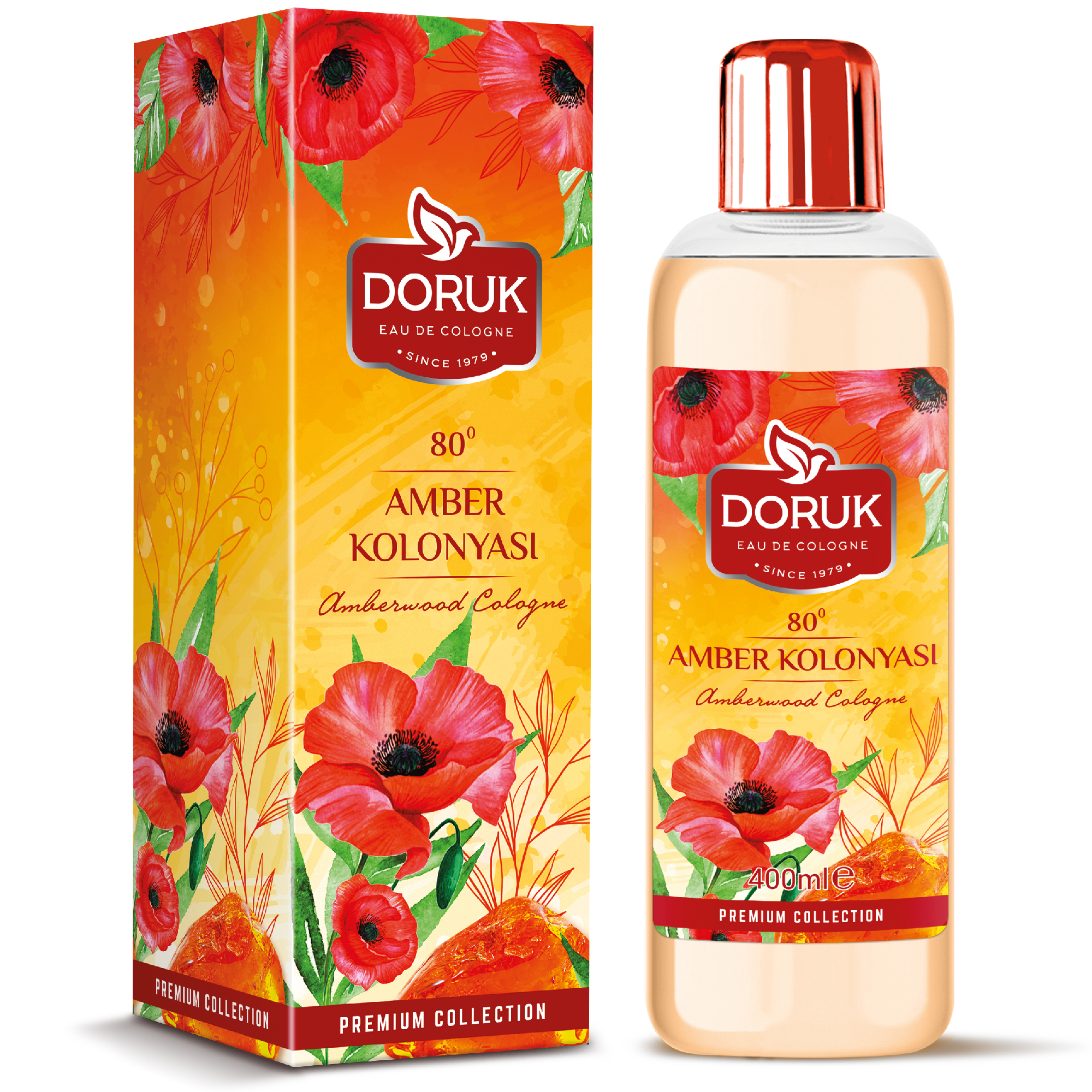Doruk Amber Kolonyası 400 ML 80 Derece