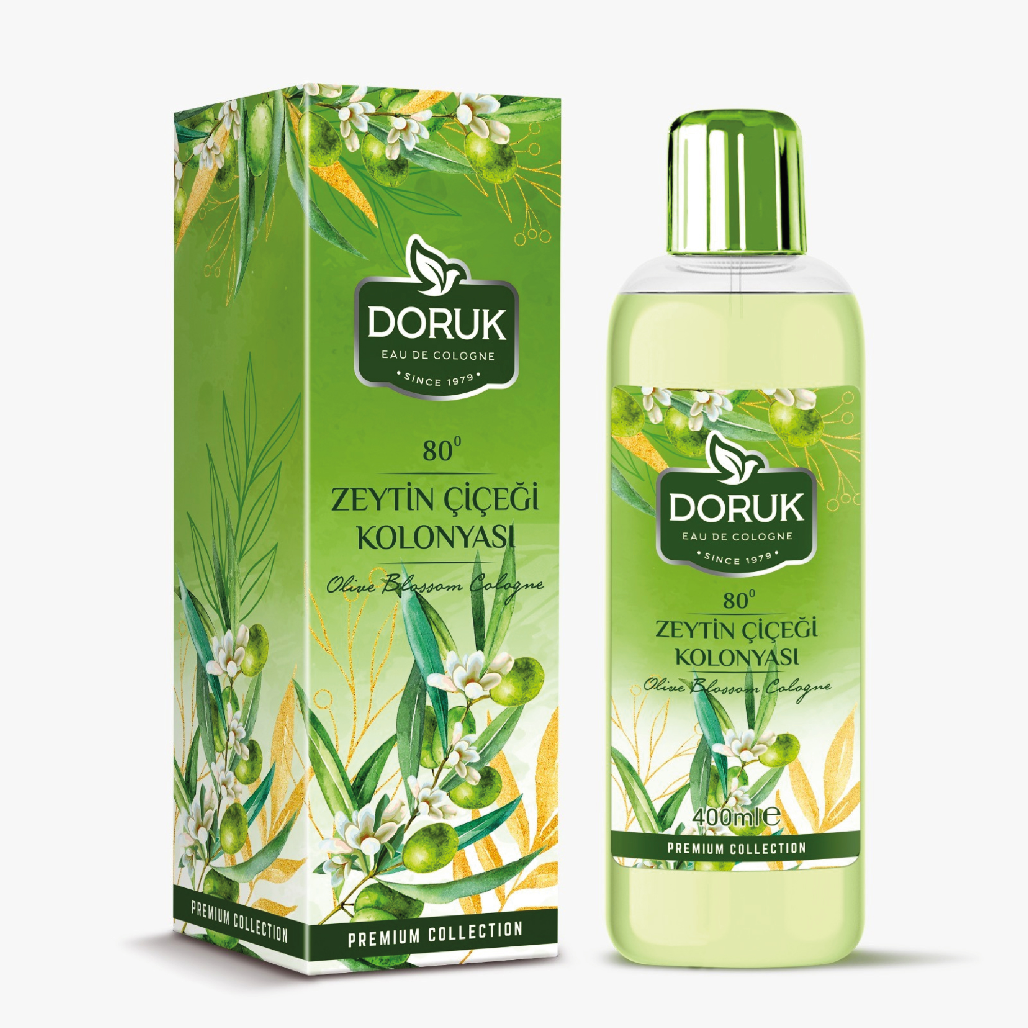 Doruk Zeytin Çiçeği Kolonyası 400 ML 80 Derece