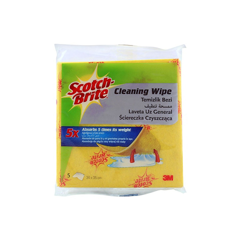 Scotch Brite Temizlik Bezi Sarı 5li