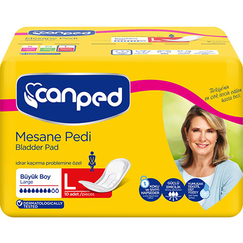 Canped Mesane Pedi Büyük Boy Large 10lu