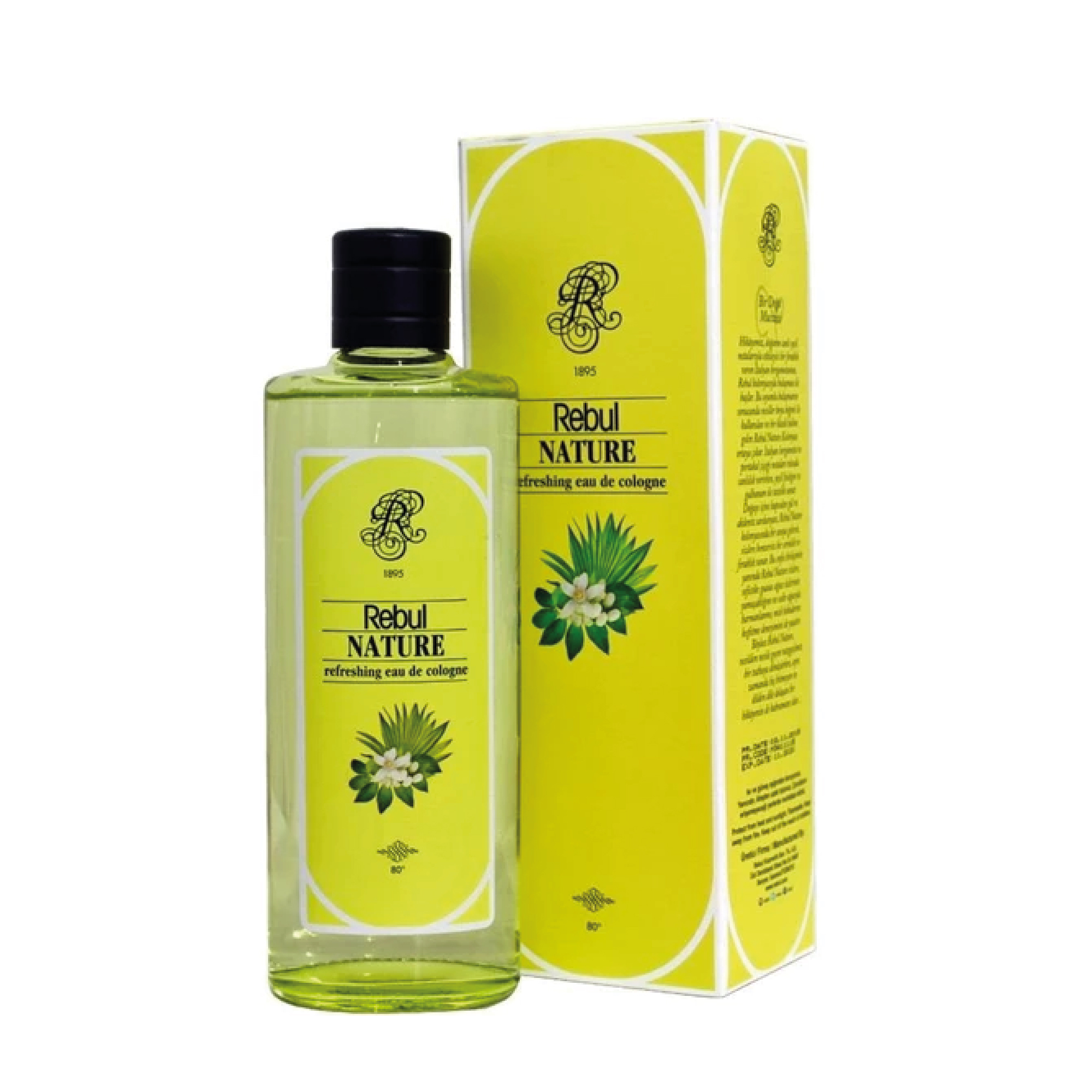 Rebul Nature Cam Şişe Kolonya 270ml