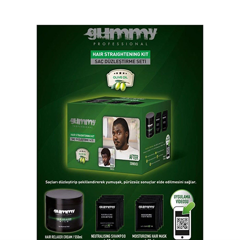Gummy Saç Düzleştirme Seti