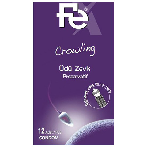 Fe Prezervatif Üçlü Zevk Tırtıklı 12'Li