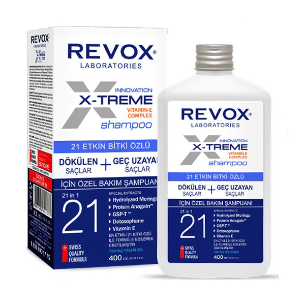 Revox Şampuan X-Treme 21 Etkin Bitki Özlü 400 ml