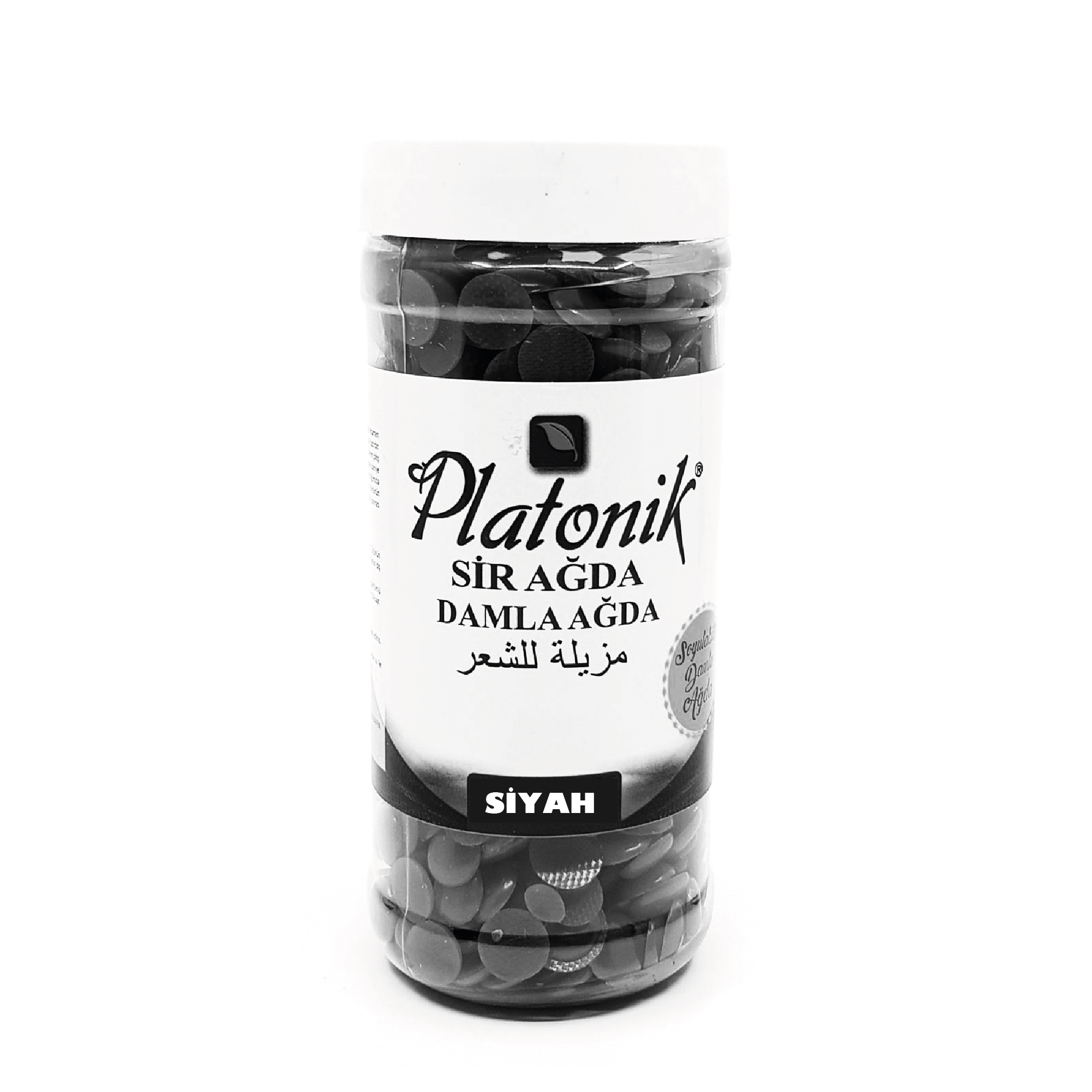 Platonik Boncuk Damla Sir Ağda Soyulabilir Siyah 250 gr