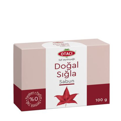 Otacı Saf Zeytinyağlı Doğal Sığla Günlük Ağacı Sabun 100 gr