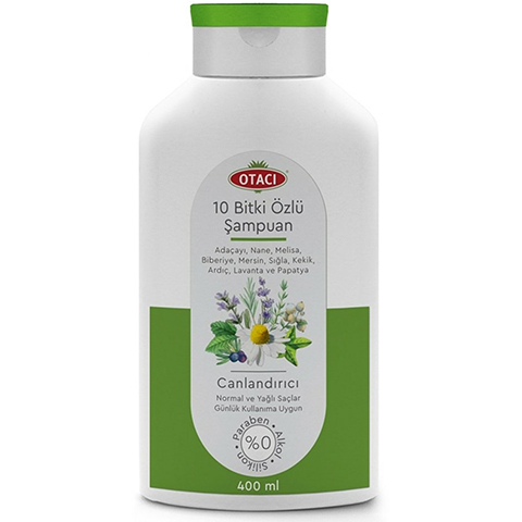 Otacı Şampuan 10 Bitkili Canlandırıcı 400ml Bitki Özlü