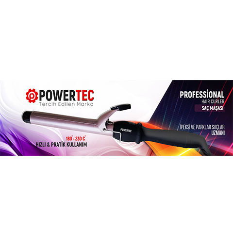 Powertec TR-19 19 mm Profesyonel Saç Maşası